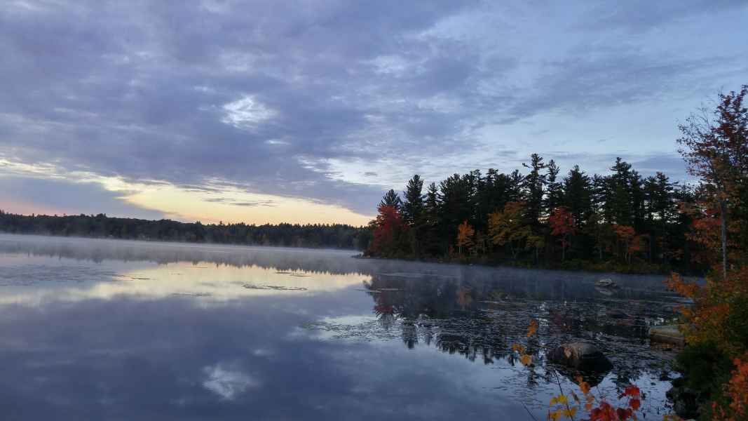 Fall Foliage at the Lake in Barrington from Lisa Hoffman