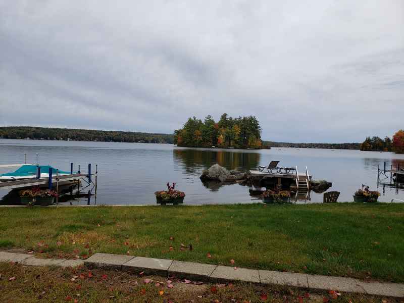 Fall Foliage at Bow Lake in New Hampshire