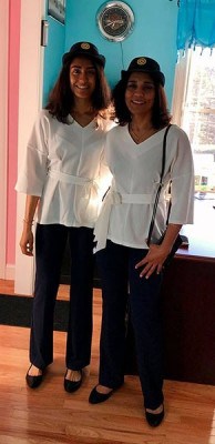 Esther Sawyer and Daughter
