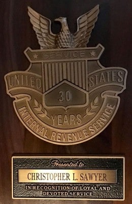 IRS Plaque